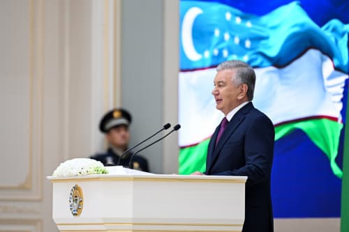 Prezident Shavkat Mirziyoyev ishtirokida mamlakatimiz mustaqilligining 35 yilligi munosabati bilan davlat mukofotlarini topshirish marosimi