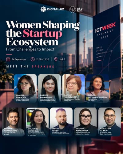 В рамках ICT WEEK состоится форум «Women Shaping the Startup Ecosystem»