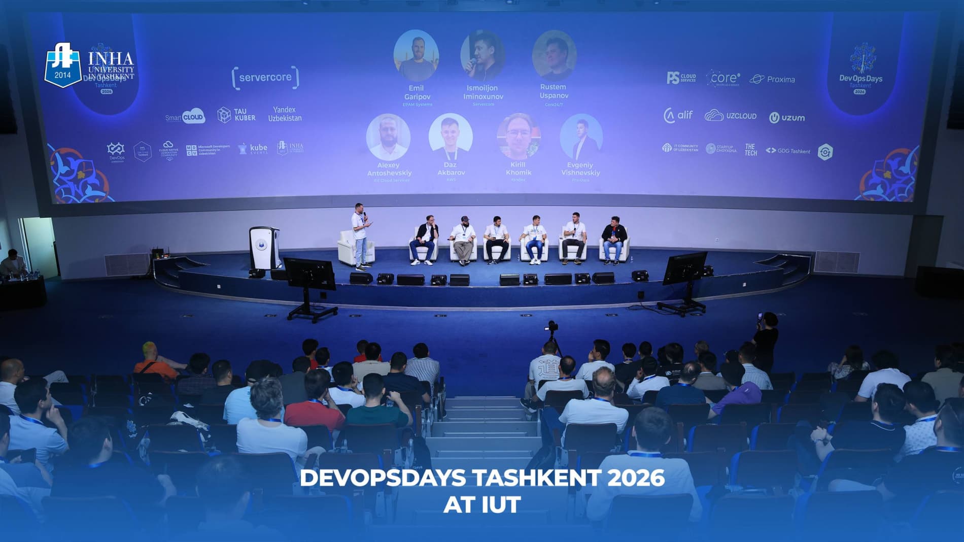 DevOpsDays Tashkent 2026 xalqaro konferensiyasi Toshkent shahridagi Inha universitetida bo‘lib o‘tdi