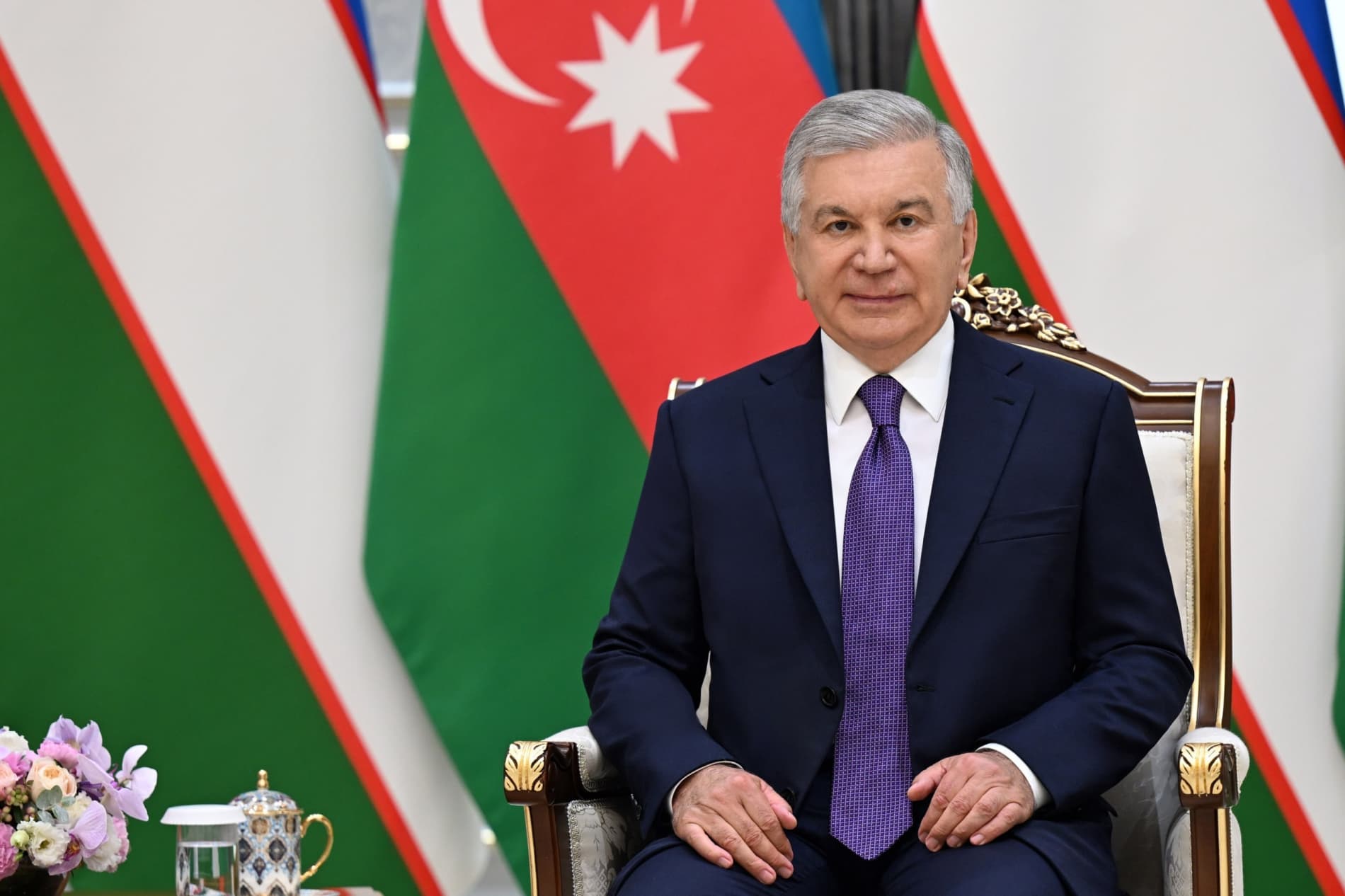 President of Azerbaijan accorded official welcome